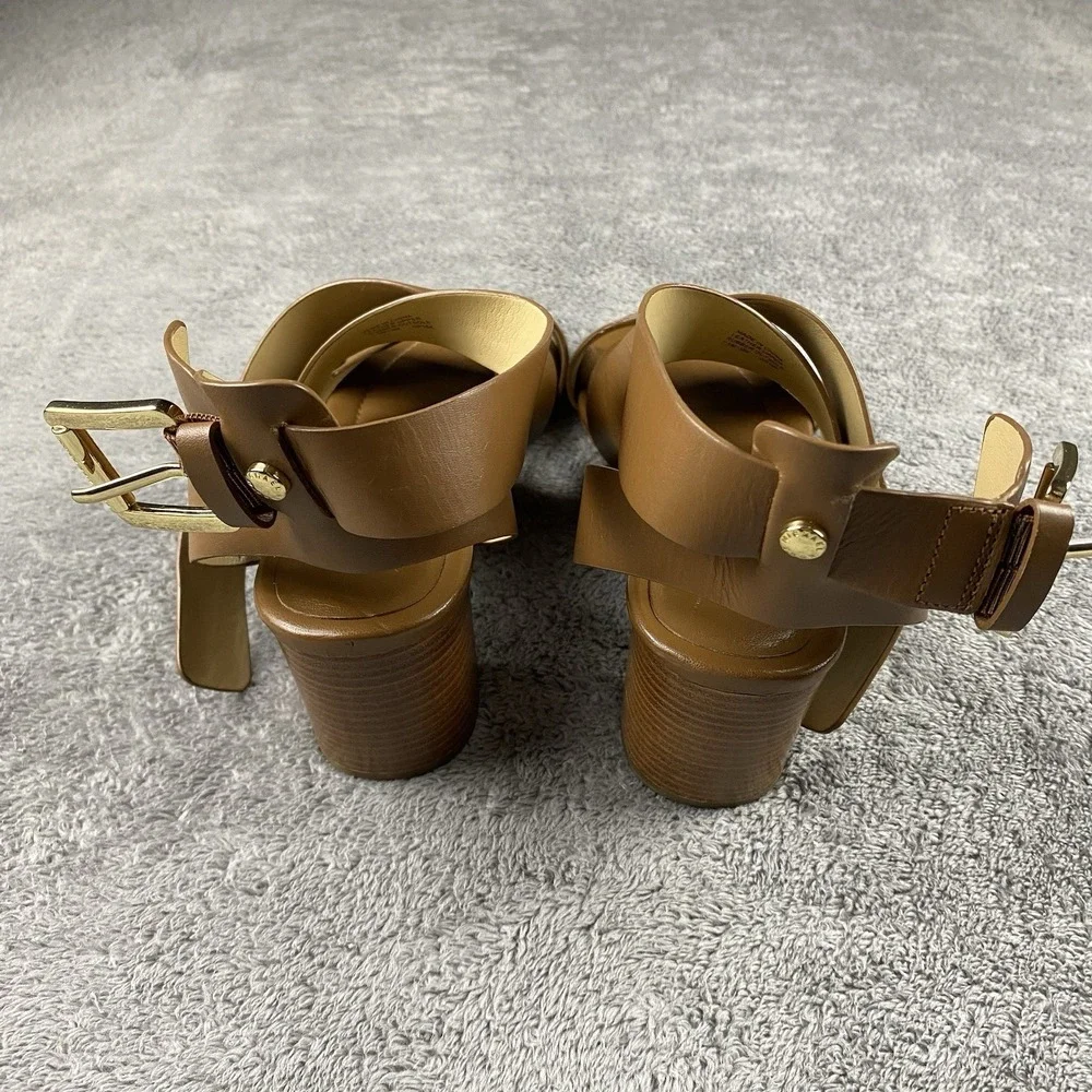 Michael Michael Kors Maribella Sandal Luggage‎ Womens 7.5 Brown